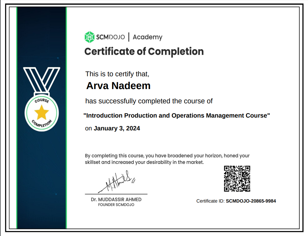 Link to Certificate